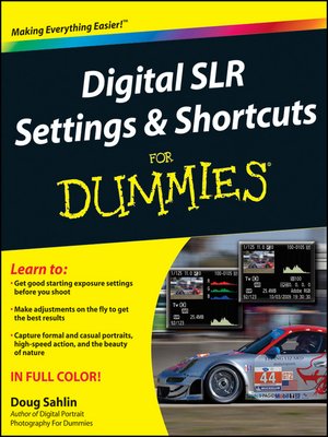 cover image of Digital SLR Settings & Shortcuts For Dummies